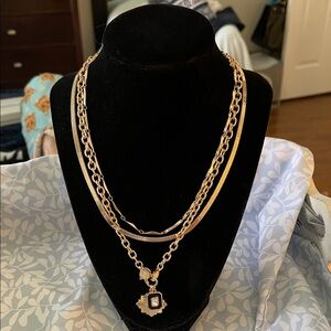 NWT Gemma Layne Elegant Gold Layered Necklace